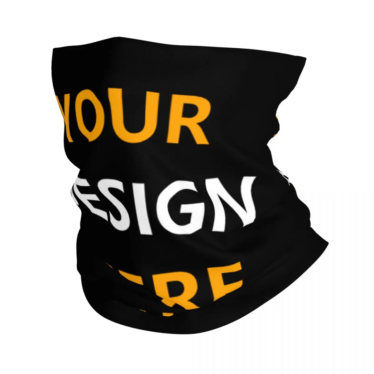 Custom Your Design Here Winter Headband Neck Warmer Ski Hunting Tube Scarf Personalized Customized Logo Face Bandana Gaiter