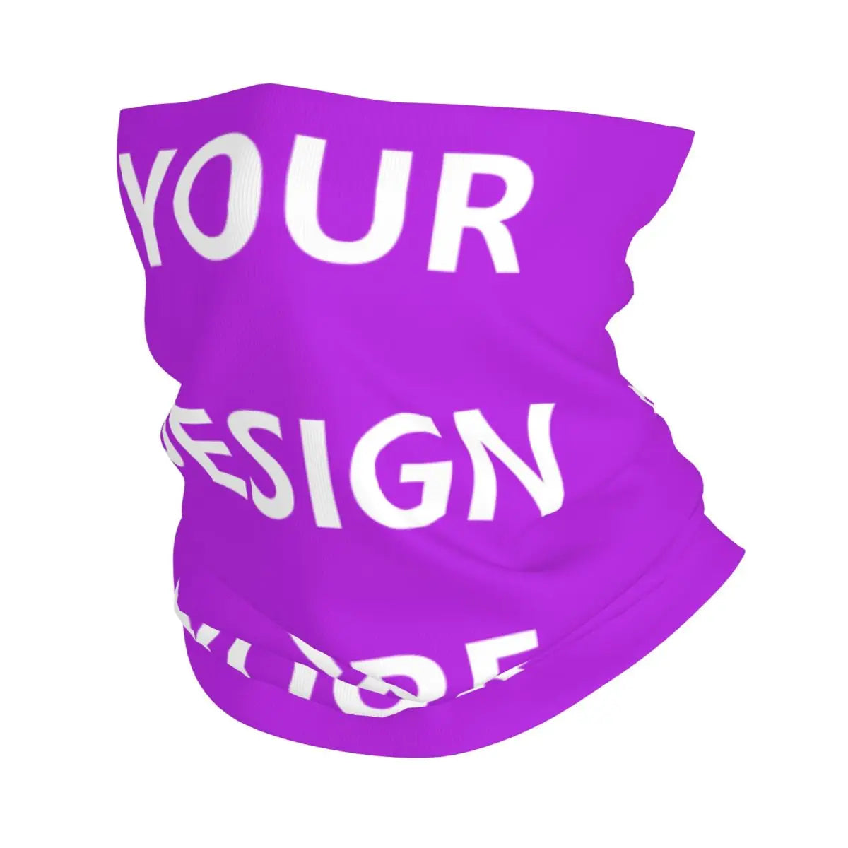Custom Your Design Here Winter Headband Neck Warmer Ski Hunting Tube Scarf Personalized Customized Logo Face Bandana Gaiter
