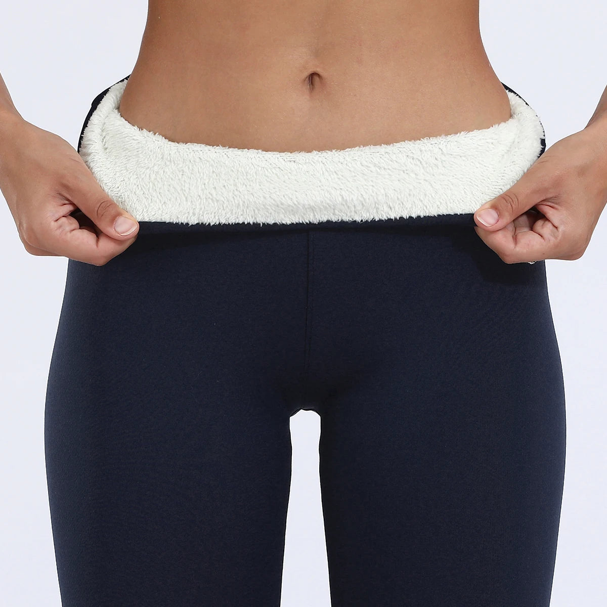 Super Warm Women Velvet Leggings With Pockets Autumn Winter Warm Fleece Tights Prevent Cold Leggings Stretch Leggings