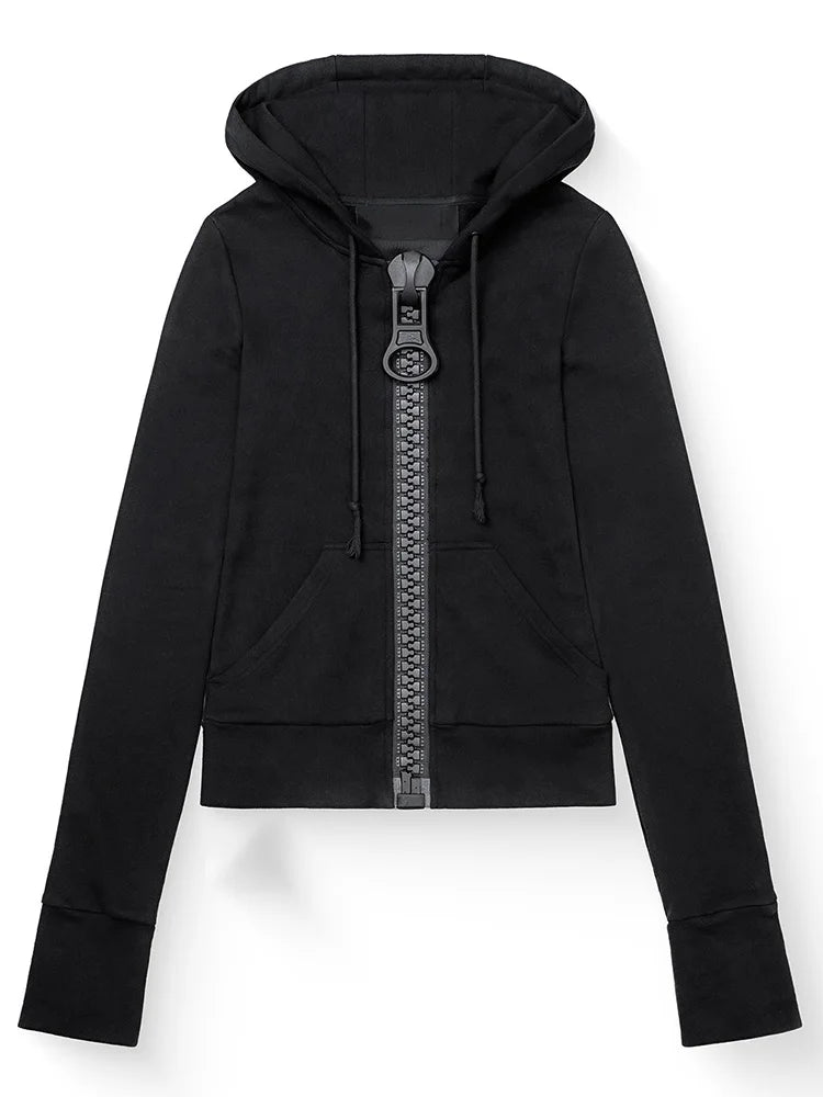 Oversized Hoodie Women Y2k European and American Retro Oversized Zipper Harajuku Street Hip-hop Casual Zipper Sweatshirt Unisex