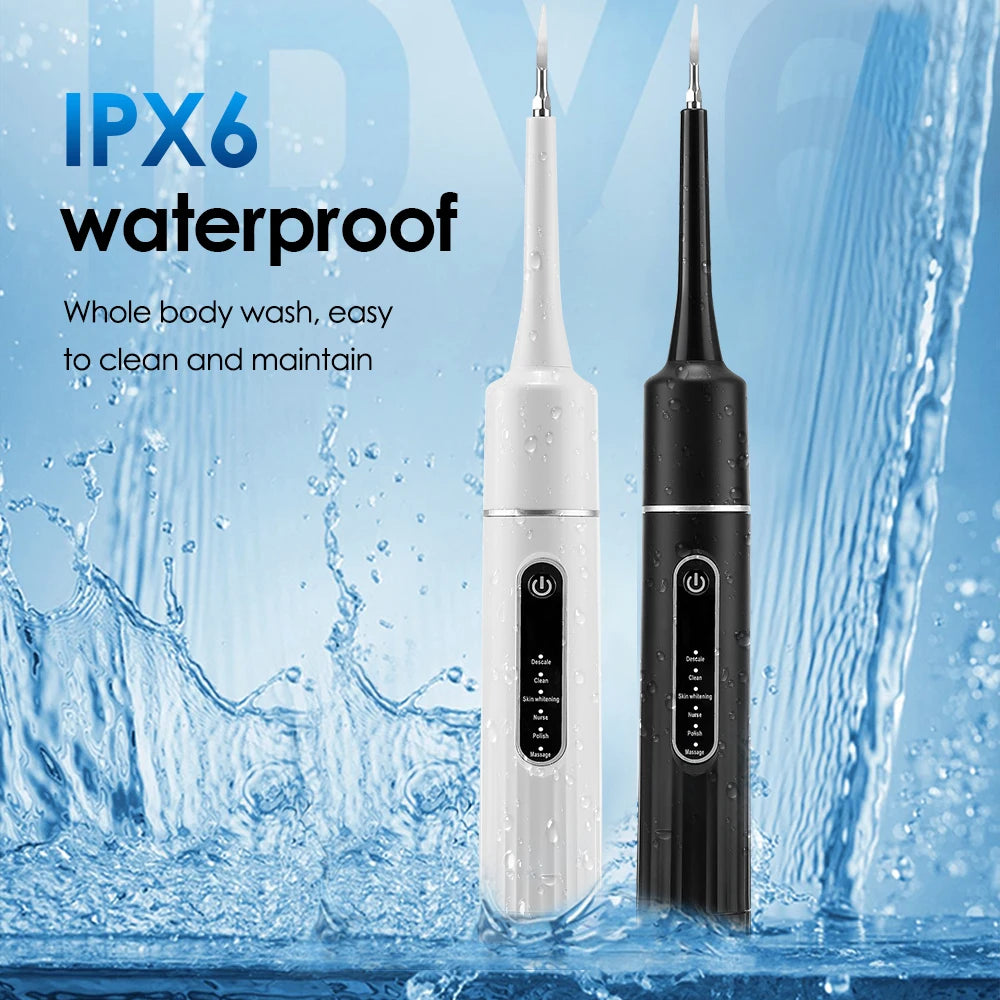 Sonic Electric Toothbrush Teeth Whitening Kit Tooth Whitener Calculus Plaque Tartar Remover Tools Cleaner Stain Oral Care