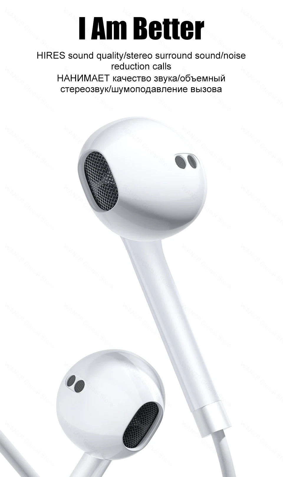 TypeC Earphones For iPhone 17 Air 16 15 14 13 12 11 Pro Max iPad Wired Earbuds 3.5mm Tablet Laptops Headphones Phone Accessories