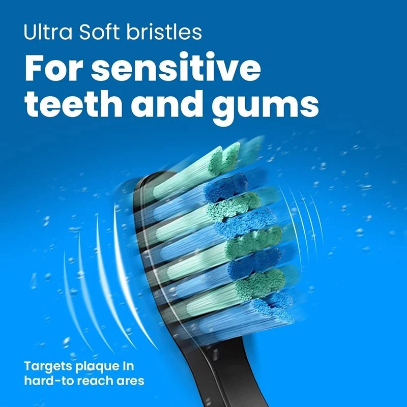 20 Pcs Replaceable Brush Heads Dupont Bristle Brush Refill for Seago/Fairywill Electric Toothbrush FW/SG 507/508/515/551/917/959