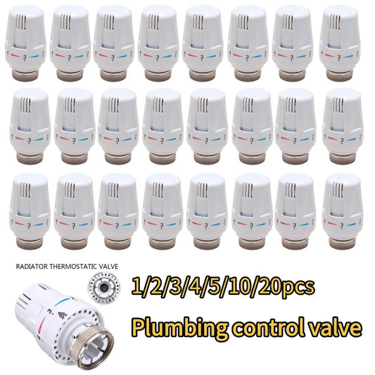 Radiator Thermostatic Control Valve Adjustable Floor Heating Temperature Control Thermostat Valve Thermostatic Radiator Valve