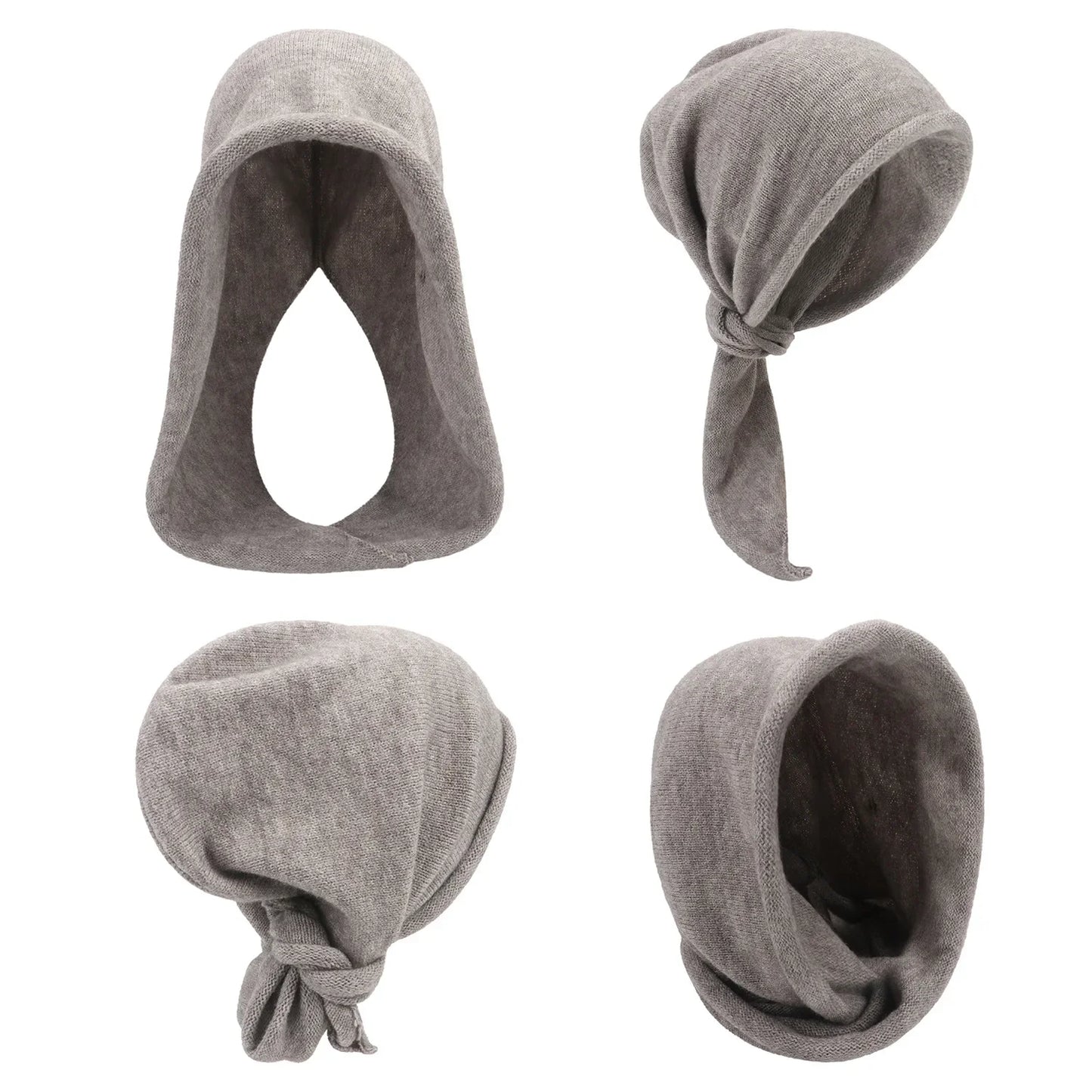 Fashion Women Winter Scarf Hat Set Knitted Cap Warm Balaclava Skullies & Beanies