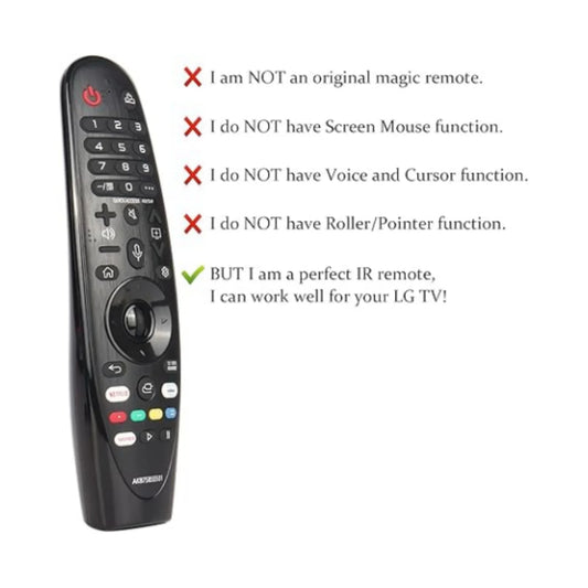 (No voice no  mouse function)IR AKB75855501 MR20GA Replaced Remote for 2020 LG Smart TV OLED, Nano Cell and 4K UHD Models