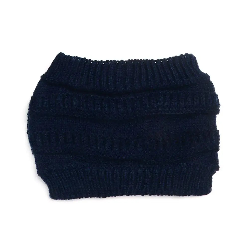 1Pcs Women Girl Autumn Winter Hair Accessories Headwraps Headwear Ponytail Beanie Hat Ear Warmer Hair Band Knitting Headband