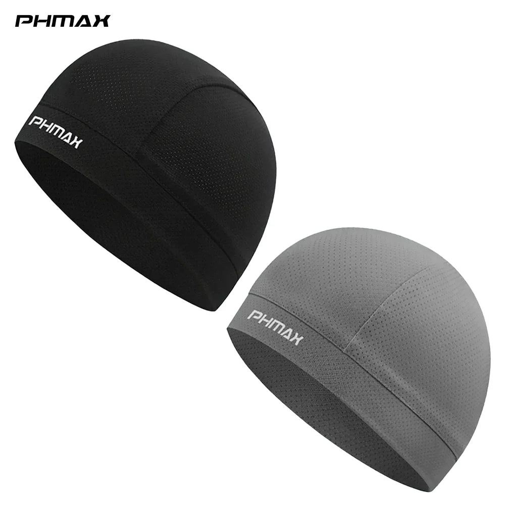 PHMAX Ice Silk Cycling Cap Mesh Breathable Ice Cool Sports Cap Sun Protection Cycling Cap Bicycle Mask Sports Headband