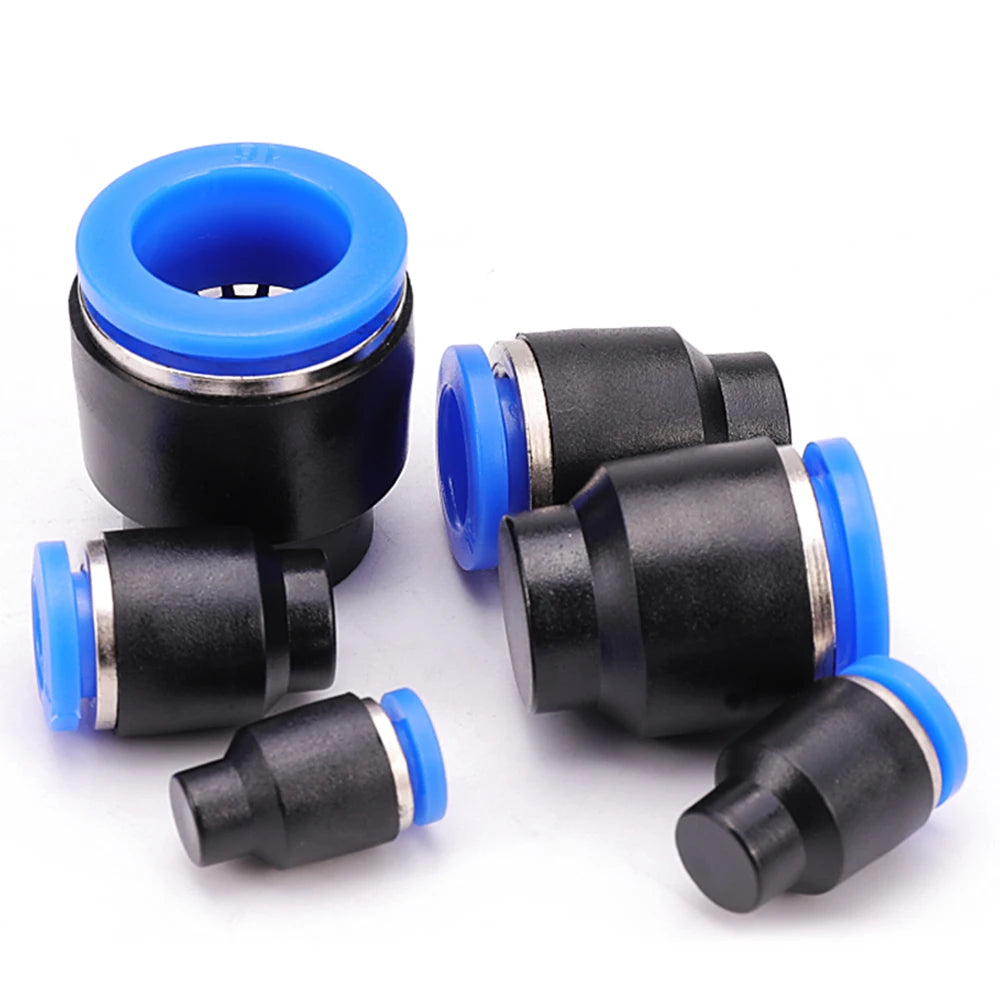 Pneumatic Connector Quick Plug Plastic Plug Pipe Plug PP PPF 4mm 6mm 8mm 10mm 12mm 14mm 16MM Air Hose Sealing Connector