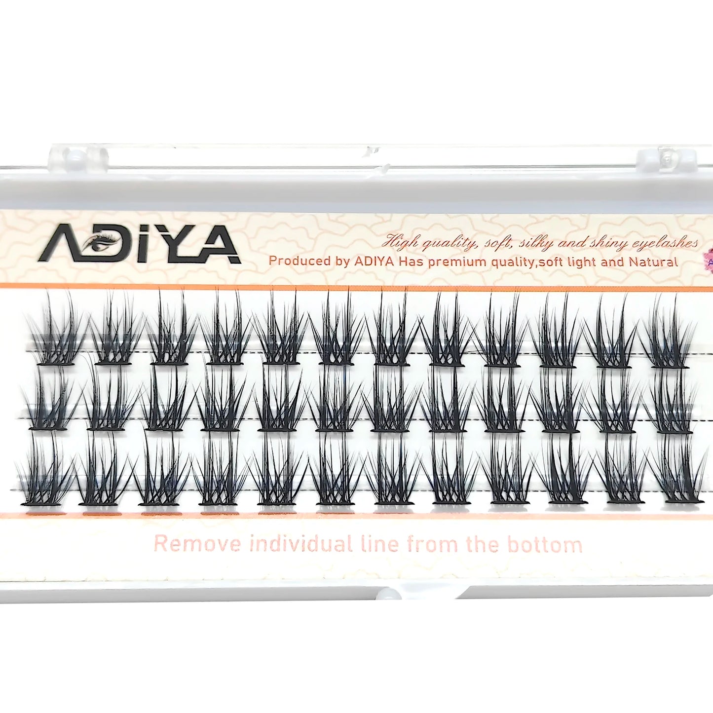 DIY Cluster Lashes for Personal Makeup Wide Stem C D DD Curl Eyelash Extension Segmented False Eyelashes Individual Natural Lash