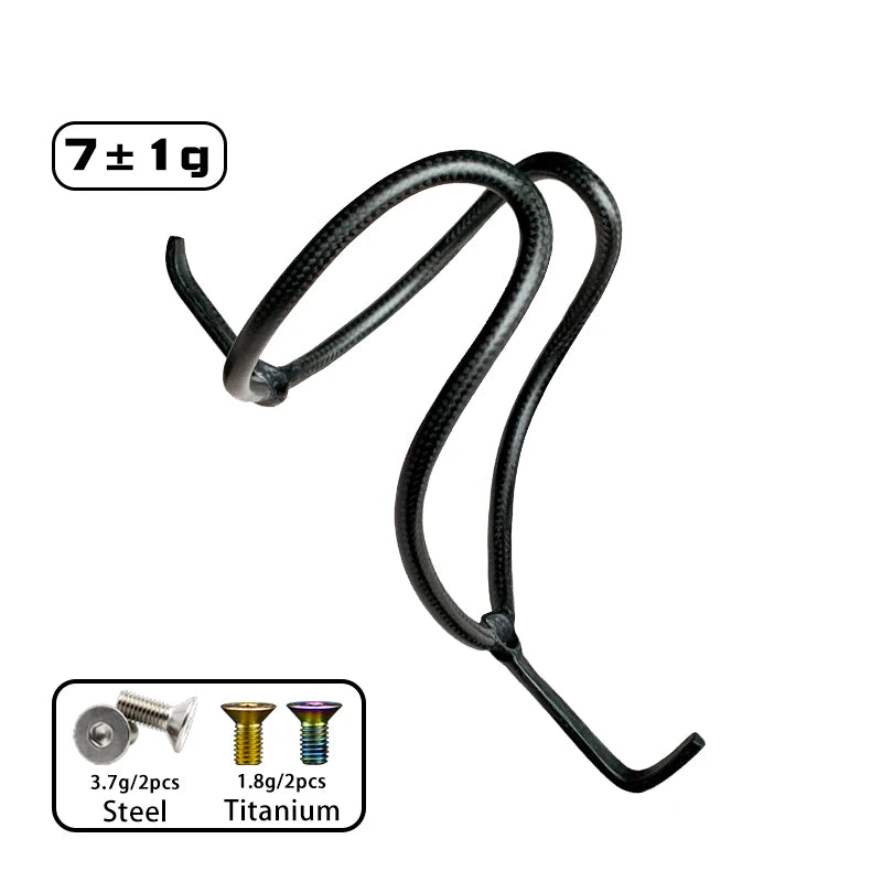7/9g Ultralight Carbon Bottle Cage Bicycle Water Bottle Holder Road Bike MTB Matte/Glossy Cup Cycling Accessories Titanium Alloy