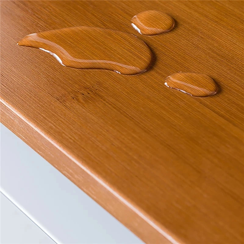 New Kitchen Countertops Storage Shelf Multi-Layer Bamboo Adjustable Microwave Oven with Hanging Hook Chopping Board Holder
