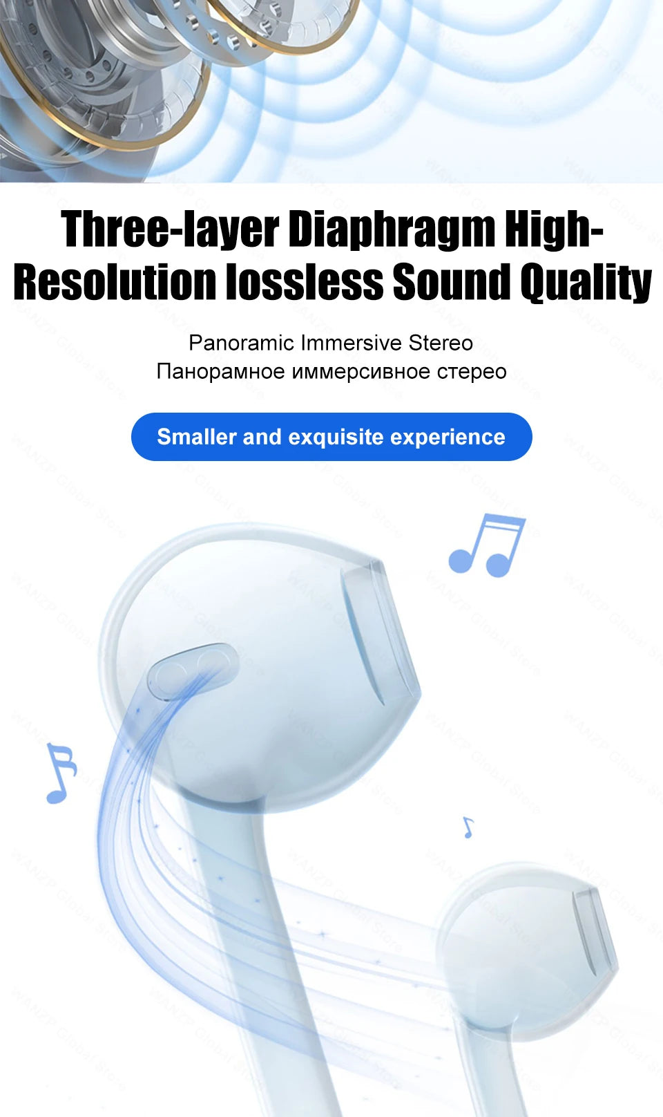 TypeC Earphones For iPhone 17 Air 16 15 14 13 12 11 Pro Max iPad Wired Earbuds 3.5mm Tablet Laptops Headphones Phone Accessories