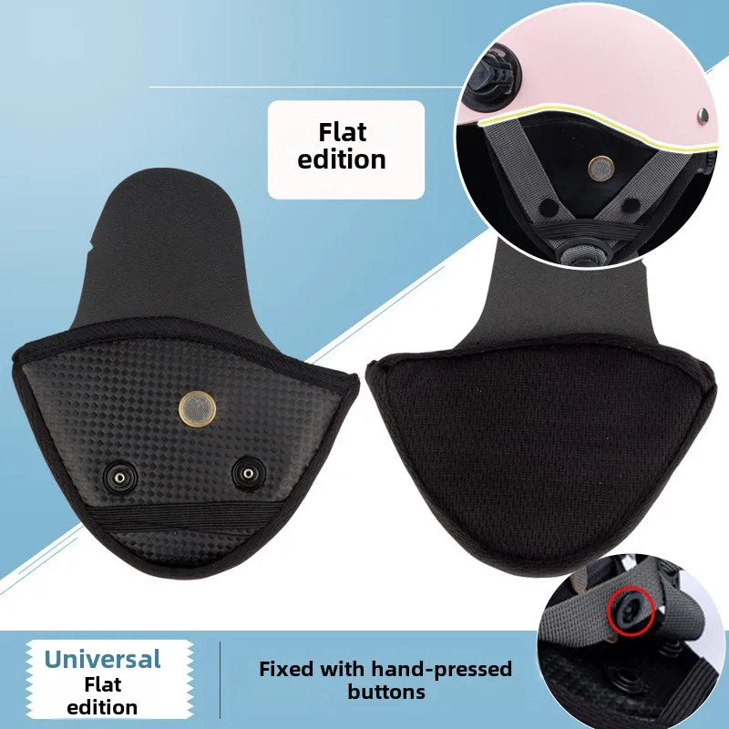 Motorcycle helmet accessories Children's helmets Ear protection accessories Ears earmuffs Scarf lining Removable Warm in winter