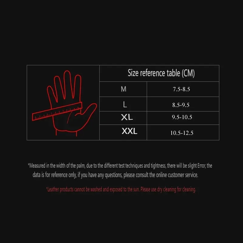 Motowolf Winter Motorcycle Bike Warmer Gloves Windproof Thermal Touch Screen for Men Women Genuine Leather Riding Accessories