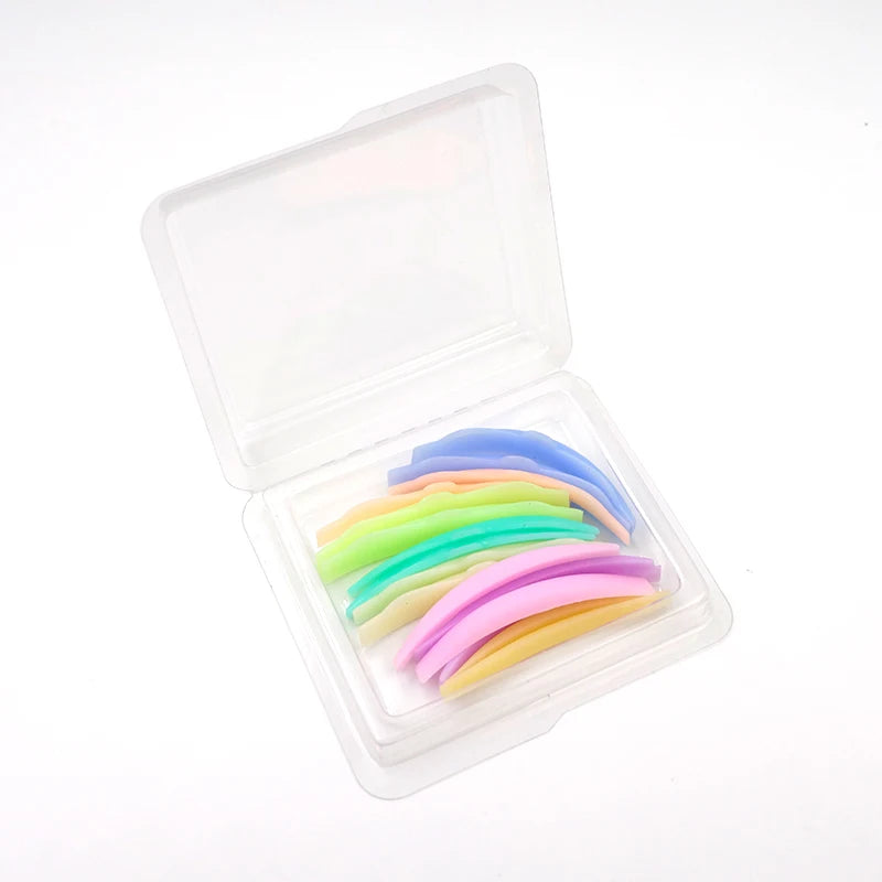 4/5/7 Pairs Silicone Eyelash Perm Pad Lifting Lashes Rods Shield Recycling 3D Eyelash Curler Accessories Applicator Makeup Tools