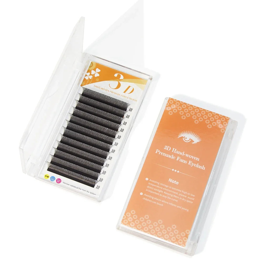 GAHAMACA Eyelash Extension 0.07mm C/D/L/LU Curl Lash 3dW-Shape Eyelashes Extension Natural Soft Premade False Lashes ﻿Wholesaled