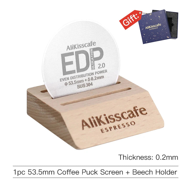 Alikisscafe Coffee Puck Screen Magnetic Espresso Filter 49.5mm 51mm 53.5mm 57.3mm 58.5mm Barista Portafilter Accessories Tools