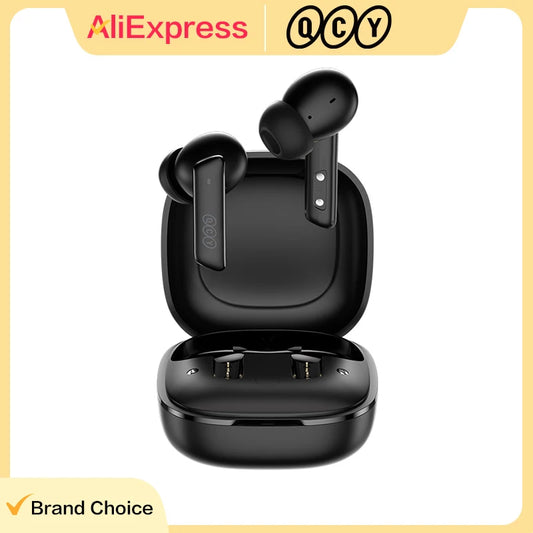 QCY HT05 Melobuds ANC Wireless Earbuds 40dB Multi-Mode ANC 6 Mics AI-Enhanced Calls Bluetooth 5.2 Earphones Transparency 30H