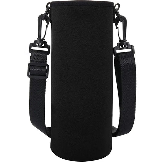 Portable Water Bottle Insulated Neoprene Holder Pouch Bag  750ML/1000ML/1500ML Travel Thermos Cup Cover With Adjustable Strap