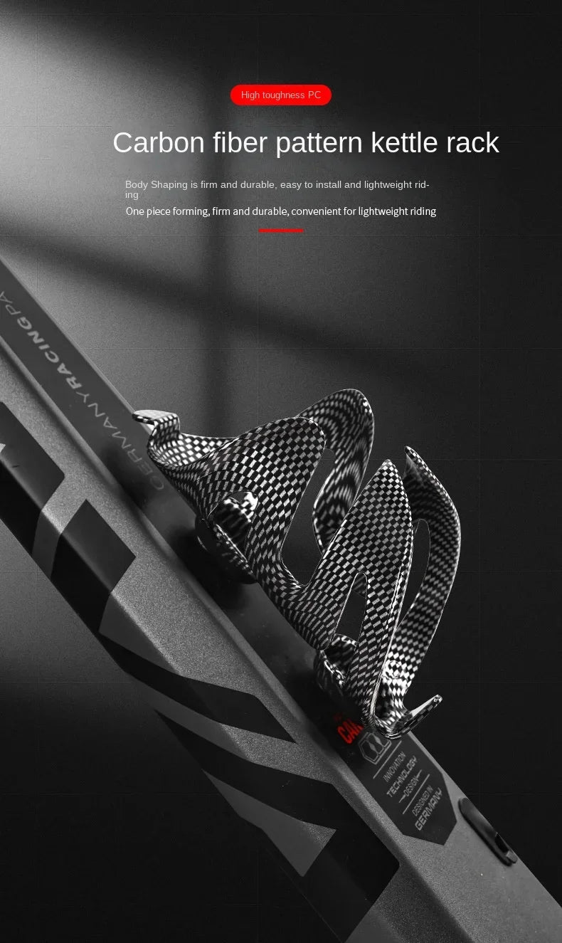 1PC Mattock Full Carbon Fiber Water Bottle Cage Ultra Lightweight Bike Mount for Road MTB Durable Cycling Accessory