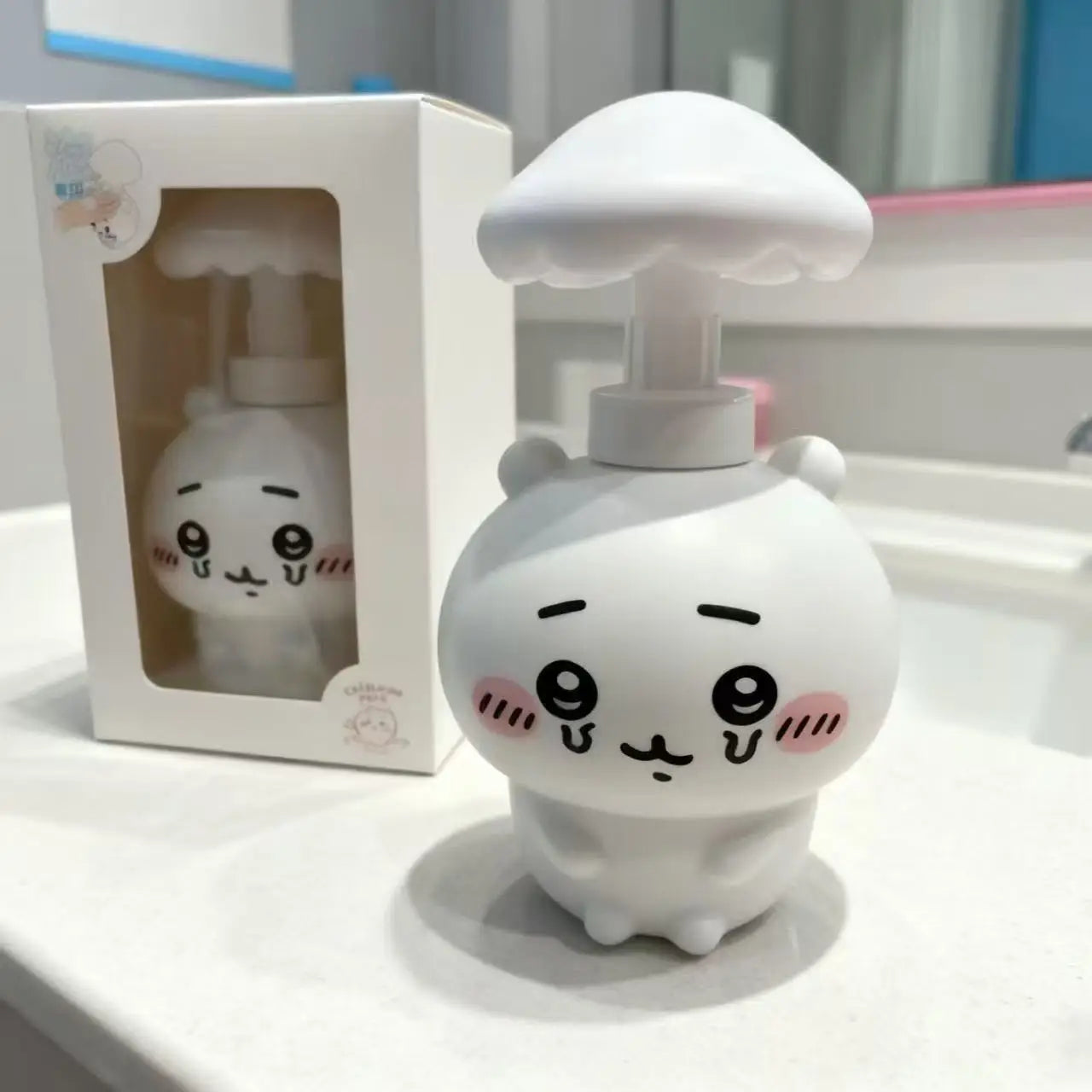 Jiyi Mushroom Shaped Portable Travel Bottles Cute Hand Sanitizer Shower Gel Dispenser Refillable Empty Containers for Home Bathr