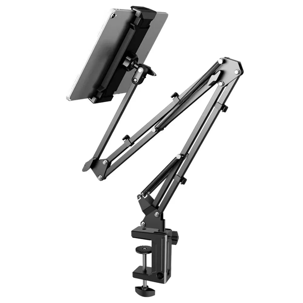 Tablet Stand Holder for Bed Rotatable Phone Stand for 4-12.9" iPad Pro Samsung Tab Xiaomi Pad Tablet Adjustable Holder Long Arm