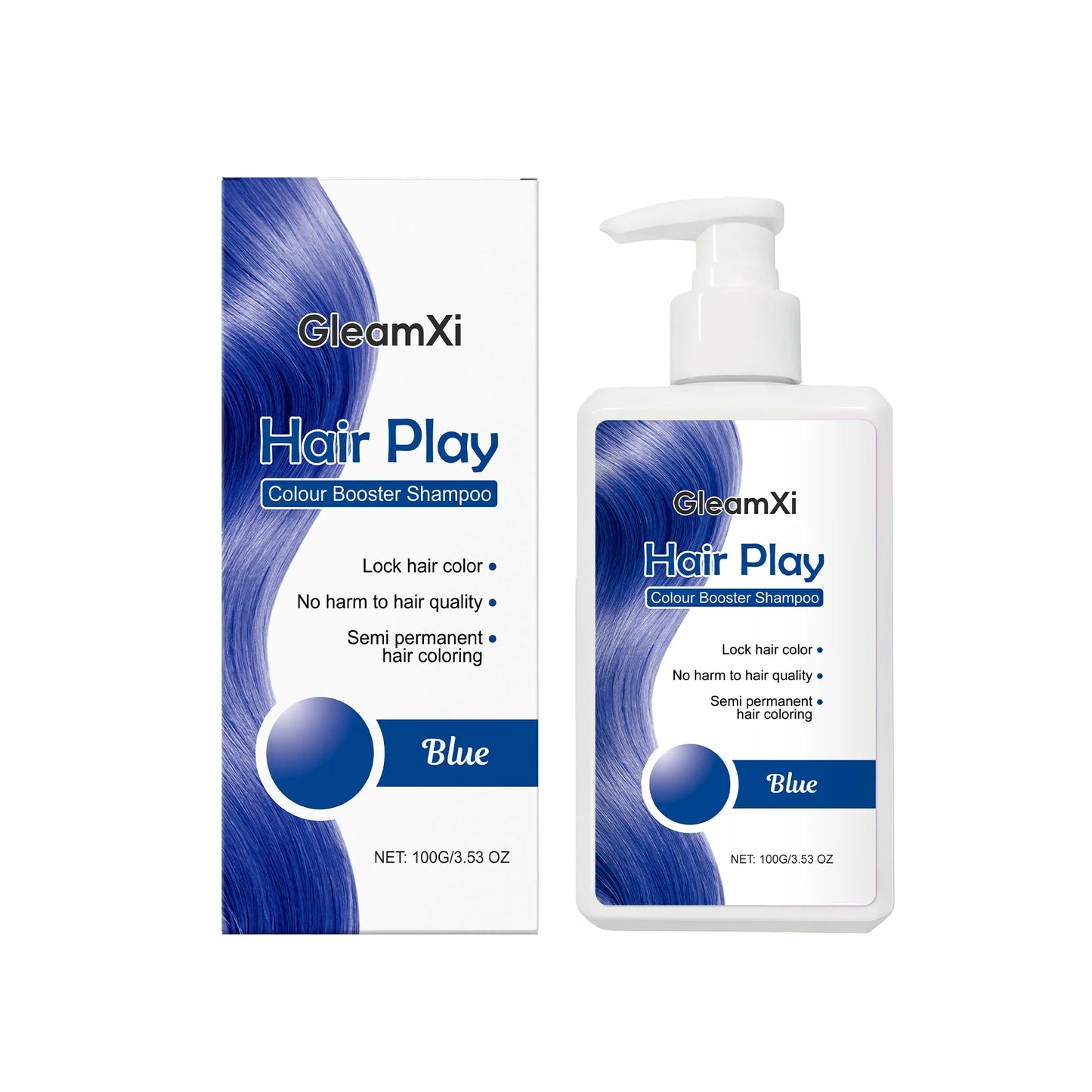Color Booster Shampoo Lock Hair Color Enhance Semi-Permanent Colour Not Damaging Hair Non-irritating Scalp Hairdressing Shampoo