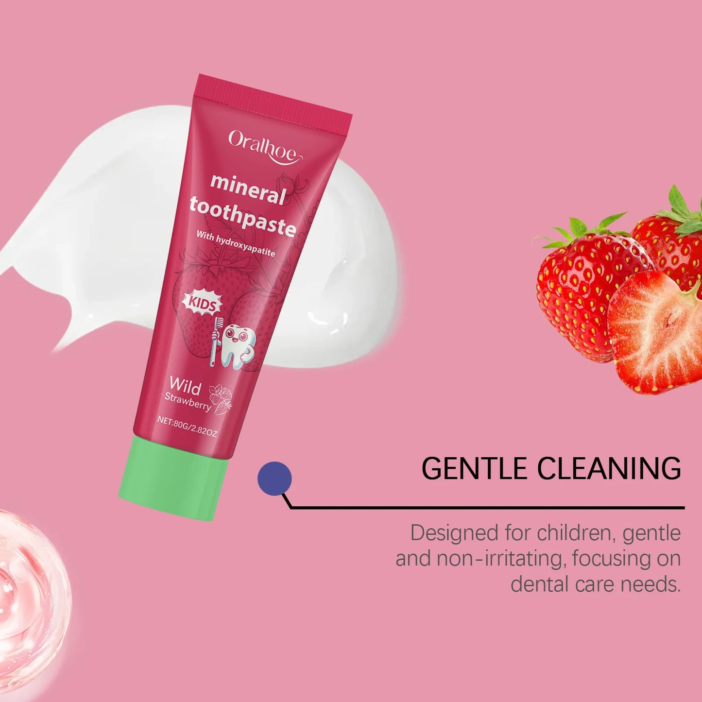  Children Toothpaste Gingiva Protection Removal Yellow Teeth Stain Relieve Gums Decay Toothache Kids Dental Care Toothpaste