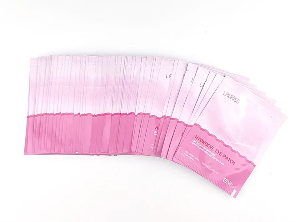 100pairs Eyelash Patches For Building Grafted Eyelash Pads Russian Packing Under Eyes Paper Stickers For Eyelash Extension