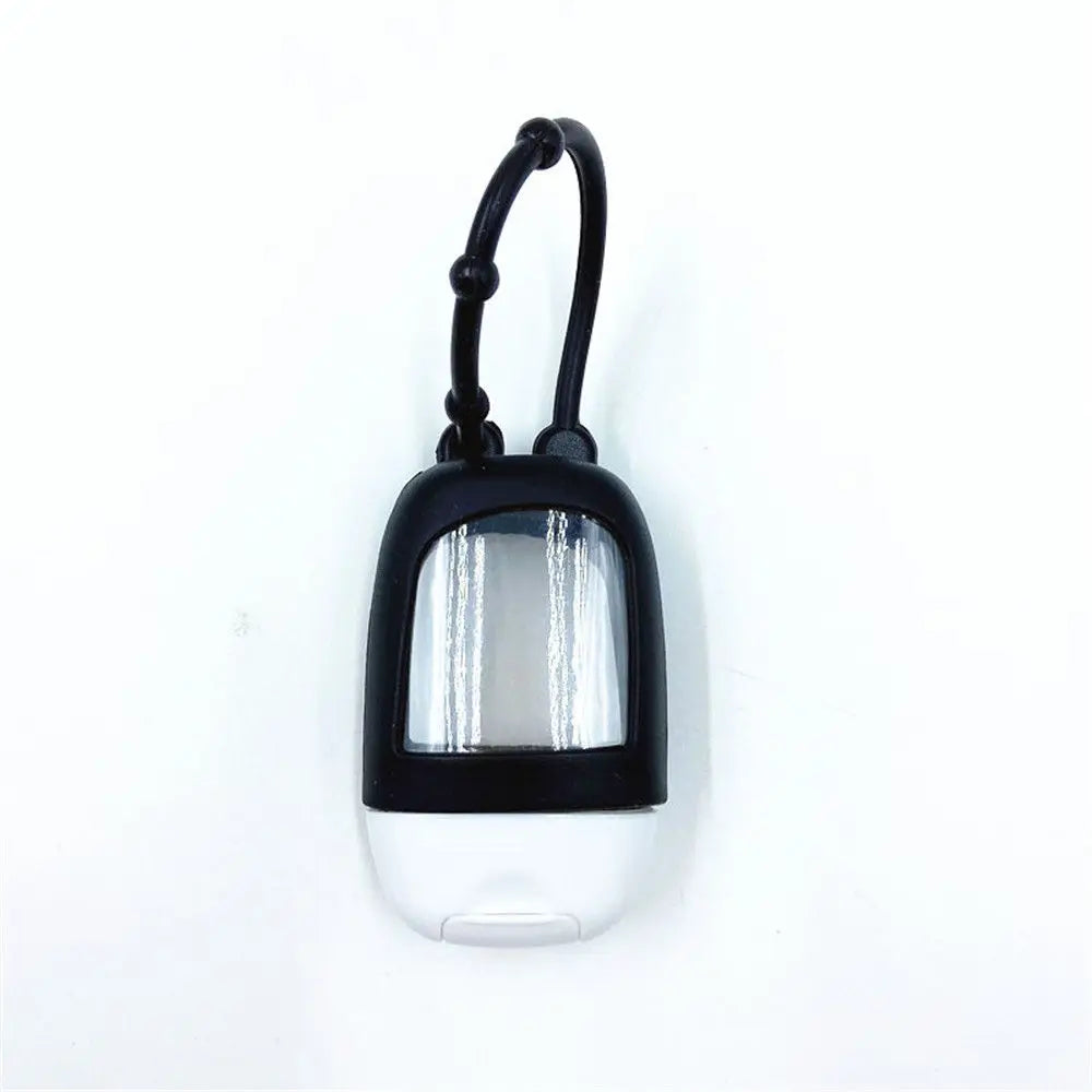 30ml Portable Hand Sanitizer Bottle Reusable Travel Durable Silicone Keychain Holder Gel hand Soap Empty Container Sub-bottling