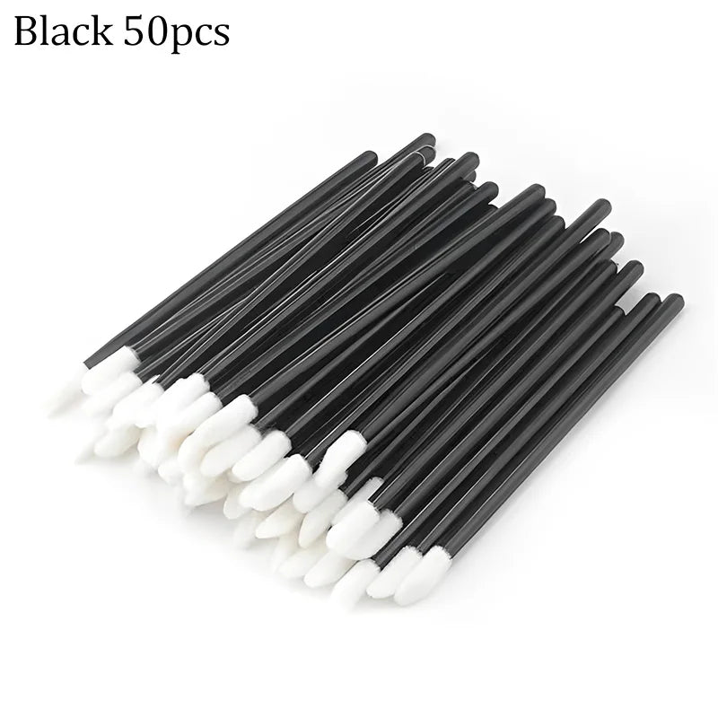50pcs Eyelash Brushes Reusable Mascara Wands Applicator Spoolers for False EyeLashes Extension Women Lashes Cosmetic Supplies