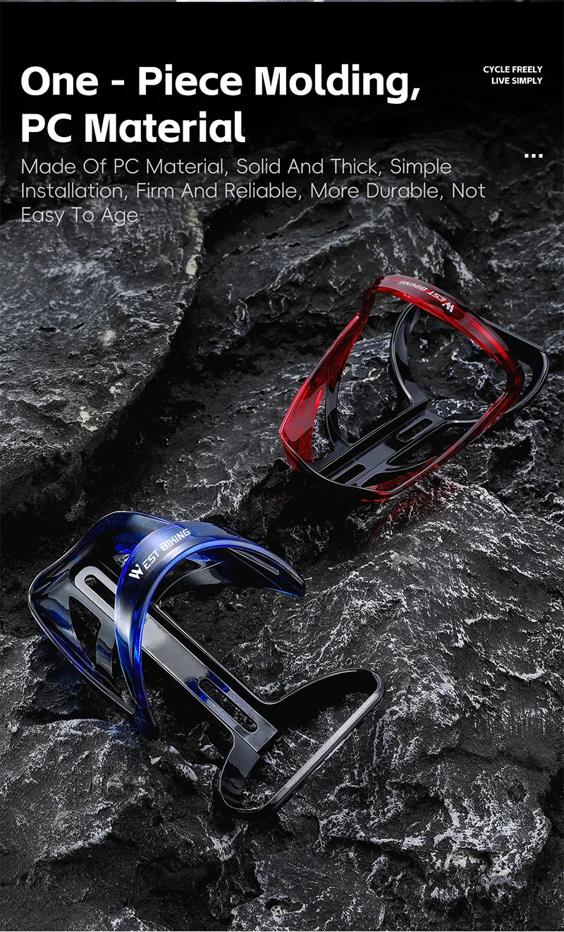 WEST BIKING Bicycle Bottle Cage Lightweight High Toughness Cycling Water Bottle Holder Drink Cup Stand MTB Road Bike Accessories