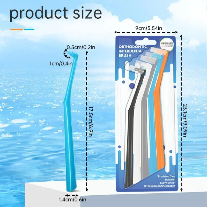 Soft Hair Implant Interdental Brush Single-Beam Soft Teeth Cleaning Toothbrush Oral Care Tool Small Head