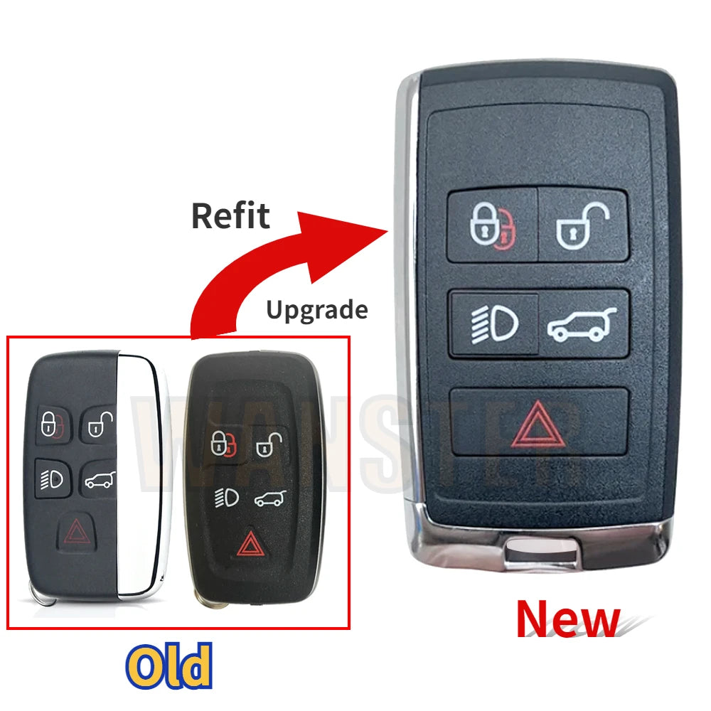 For Jaguar Land Rover Evoque Discovery 4 Evoque F-Pace F-Type XE XF XJ Freelander for  Car Key Shell Key Housing Fob Case Modify