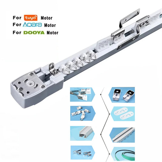 Smart Curtain Track Rails Electric Cornice for Curtains For Aqara B1 A1 Tuya Wifi Zigbee Motor Automatic Curtain Control System