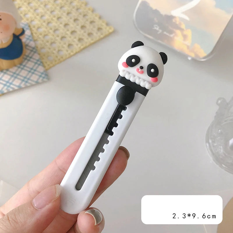 1 Piece Lytwtw's Art Cutter Cartoon Utility Knife Student Art DIY Tools Creative Stationery School Supplies