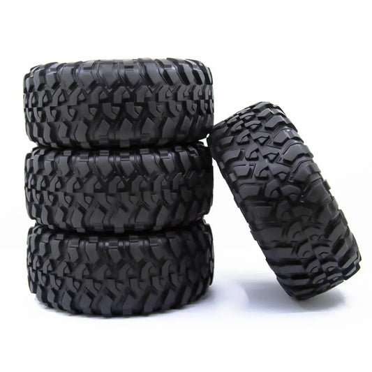 RC 120MM 1.9" Rubber Rocks Tires for 1:10 RC Rock Crawler Axial SCX10 Canyon Trail Trax TRX-4 TRX6 #8174