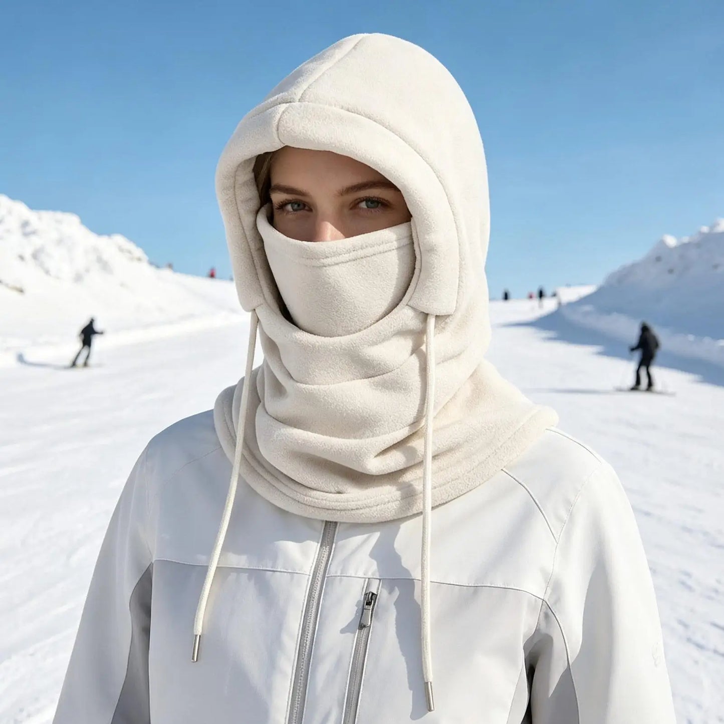Winter Warm Hat With Mask And Neck Warmer Windproof Balaclavas For Men Women Masked Hat Cycling Cold Weather Protection