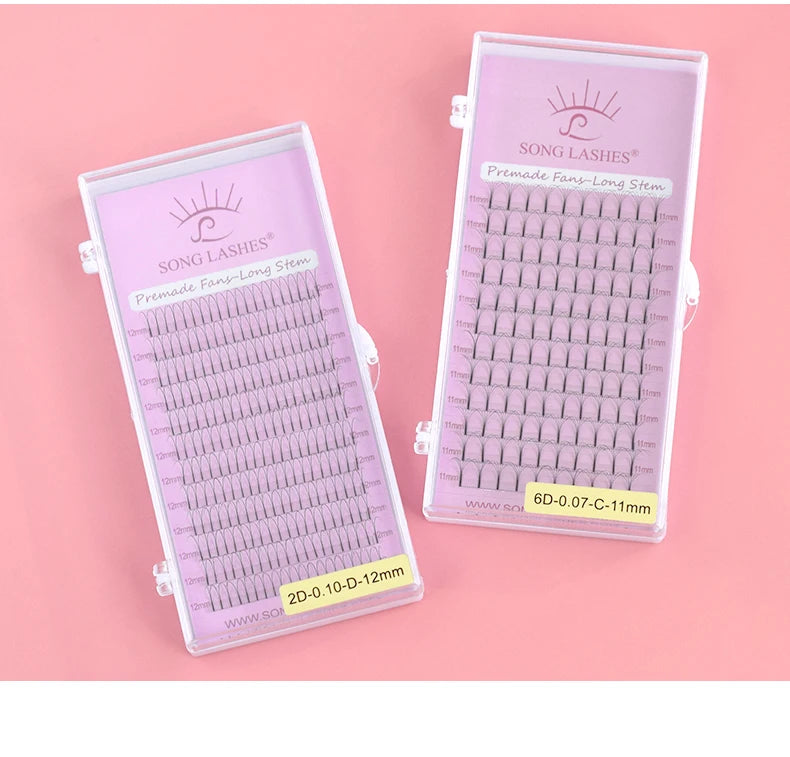 SONG LASHES Long Root Lashes Extensions Premade Volume Fans 2d/3d/4d/5d Faux Eye Lash Russian Volume Eyelash Extension
