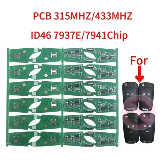Sunshine PCB OHT01060512 Car Remote Control Key Fob Case 315MHZ/433mhz 46 Chip for GMC Terrain Chevrolet Cruze Camaro Buick Reg