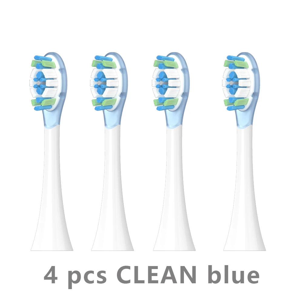 Replacement Brush Heads For XIAOMI MIJIA Pro MES610/MES609 Sonic Electric Toothbrush Dupont Bristle with Caps Sealed Pack