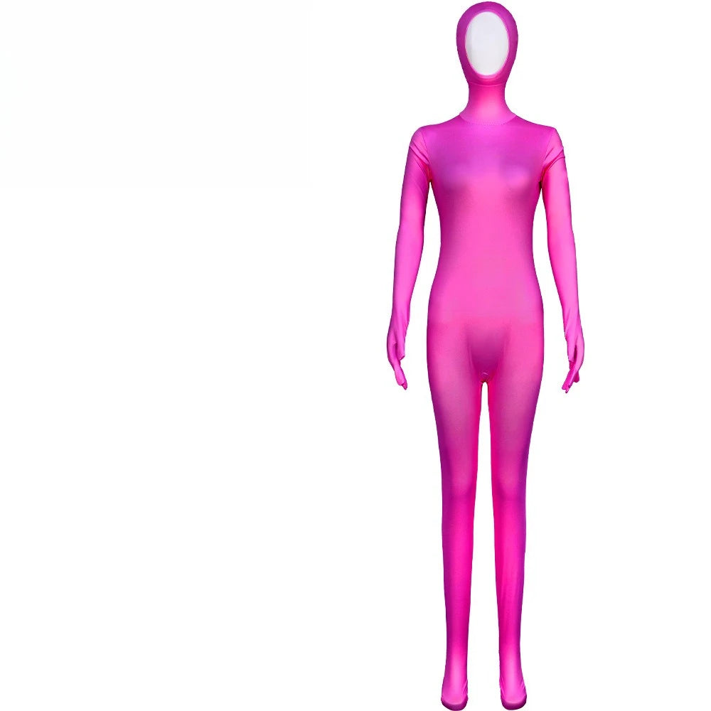 Halloween Cosplay Costume Funny Long Sleeved Jumpsuit with Chiffon Skirt Suit Theme Party Role Playing Outfits for Adults