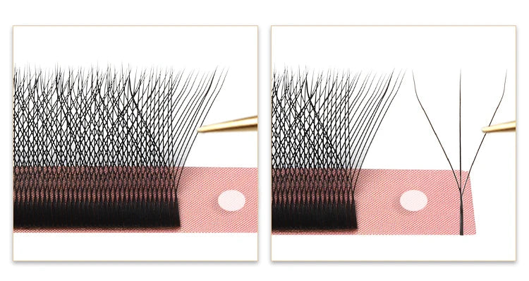 SUPMACIO 0.10mm 2d/3d/4d/5d W Eyelashes Extensions YY Lashes 0,10mm Premade Volume Fans ресницы для наращиван