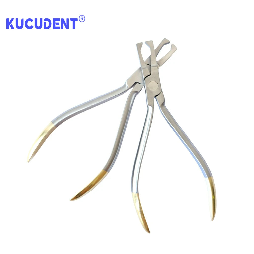 1 PC Dental Anterior Teeth Bracket Removing Pliers - Stainless Steel Orthodontic Forceps for Cutting Adhesive & Bracket Removal