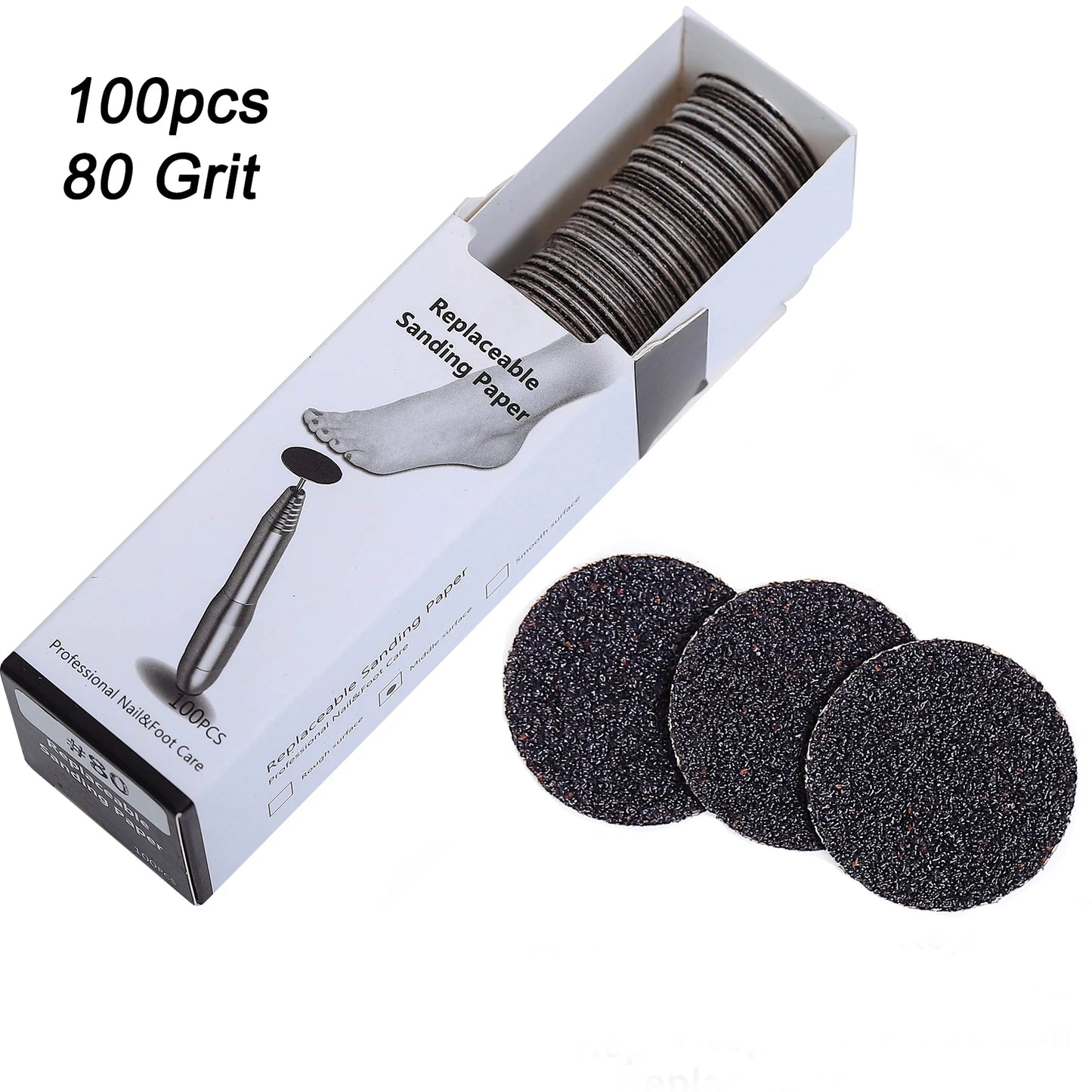 Diamond Nail Drill Bit Sanding Band Rotary Burr Foot Rasp Cuticle Cutters for Manicure Pedicure Disc Nozzles Tool Accessories
