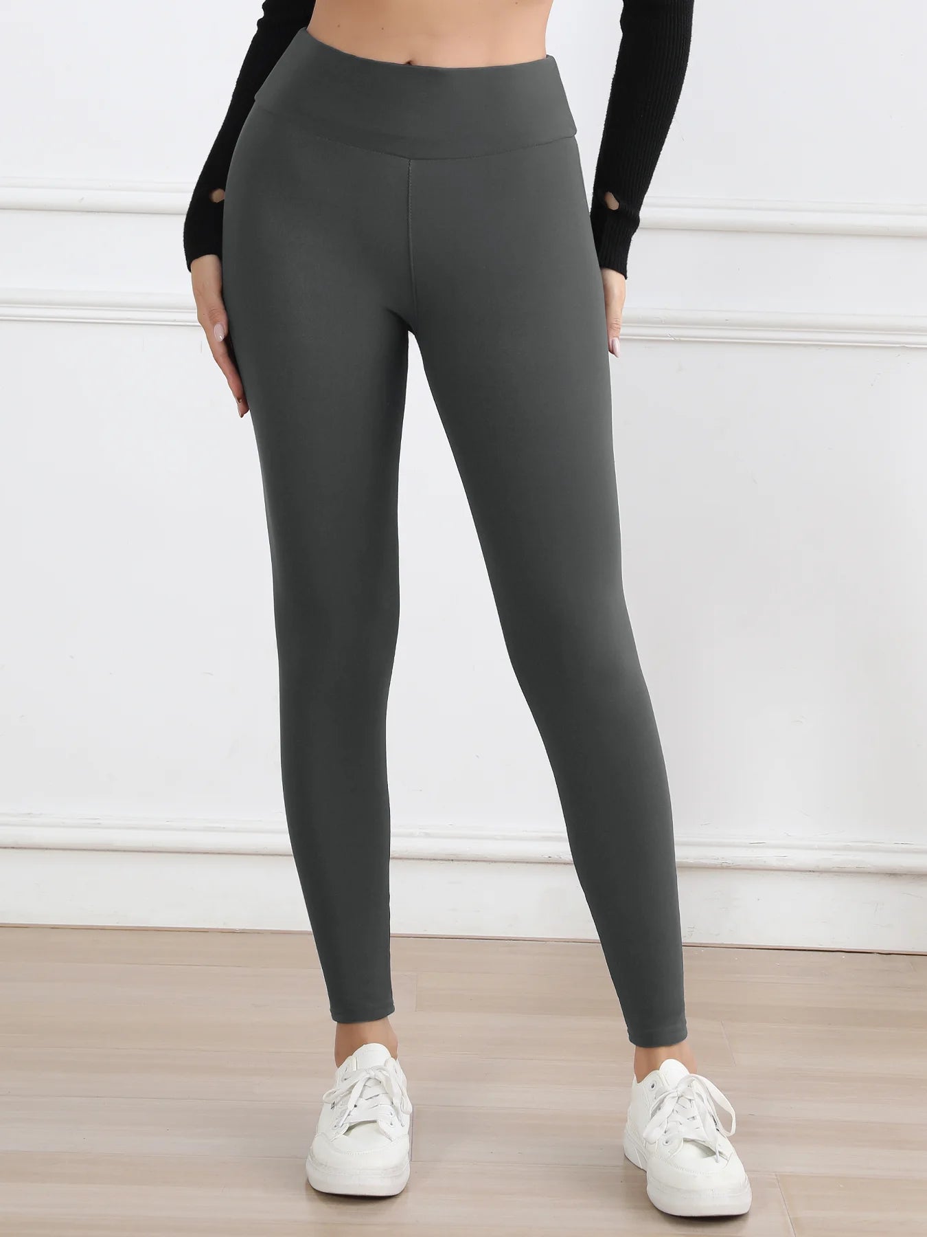 Fleece Lined Thermal Leggings for Women  High Waist Stretch Thick Winter Warm Pants for Casual & Daily Wear