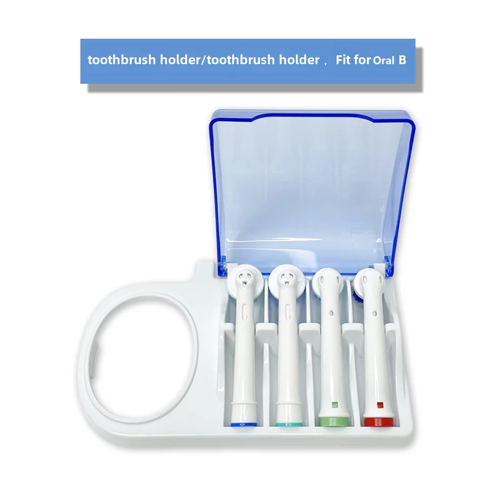 Electric Toothbrush Holder Replacement for Braun Oral B with Brush Head Storage Cover and Charger Base Stand