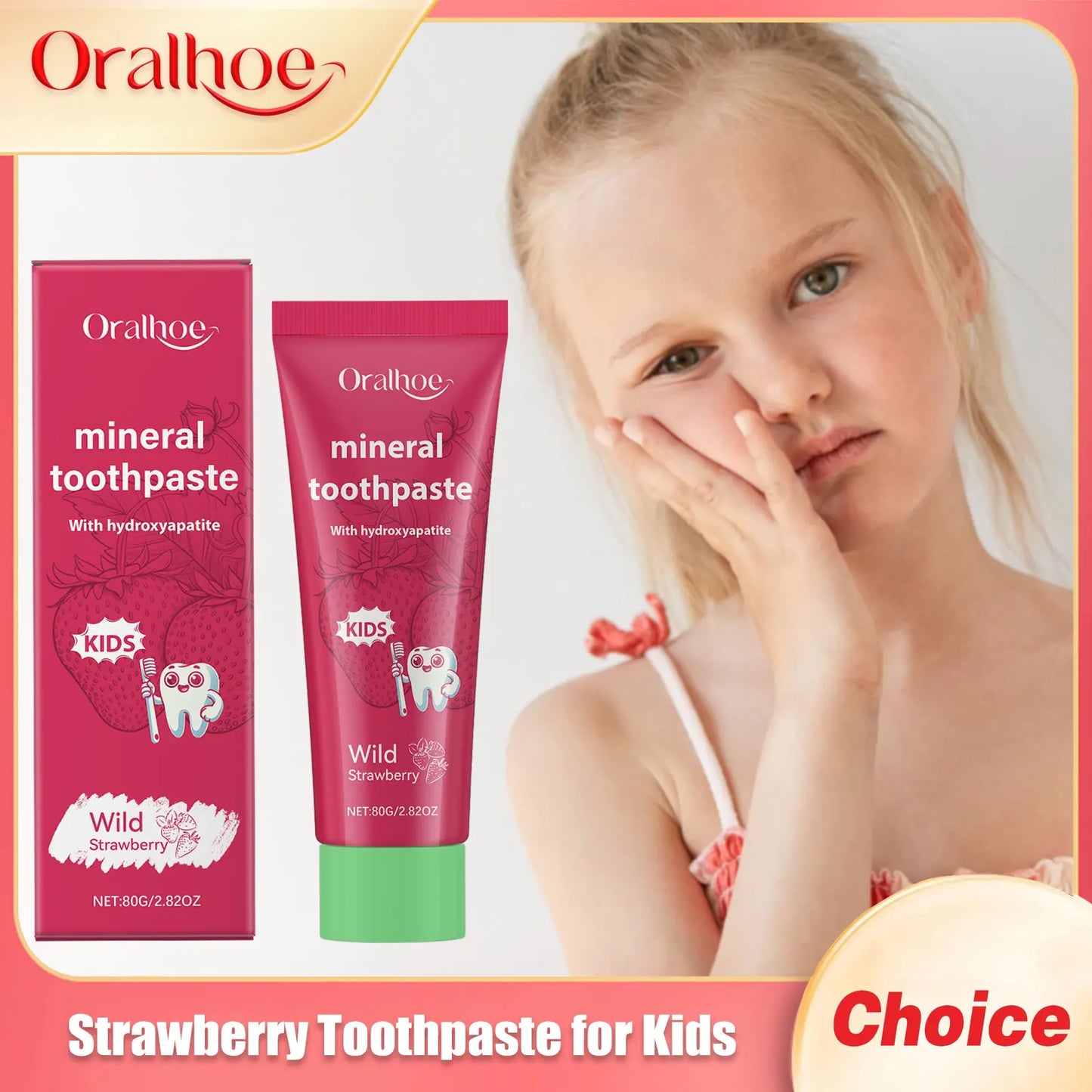  Children Toothpaste Gingiva Protection Removal Yellow Teeth Stain Relieve Gums Decay Toothache Kids Dental Care Toothpaste