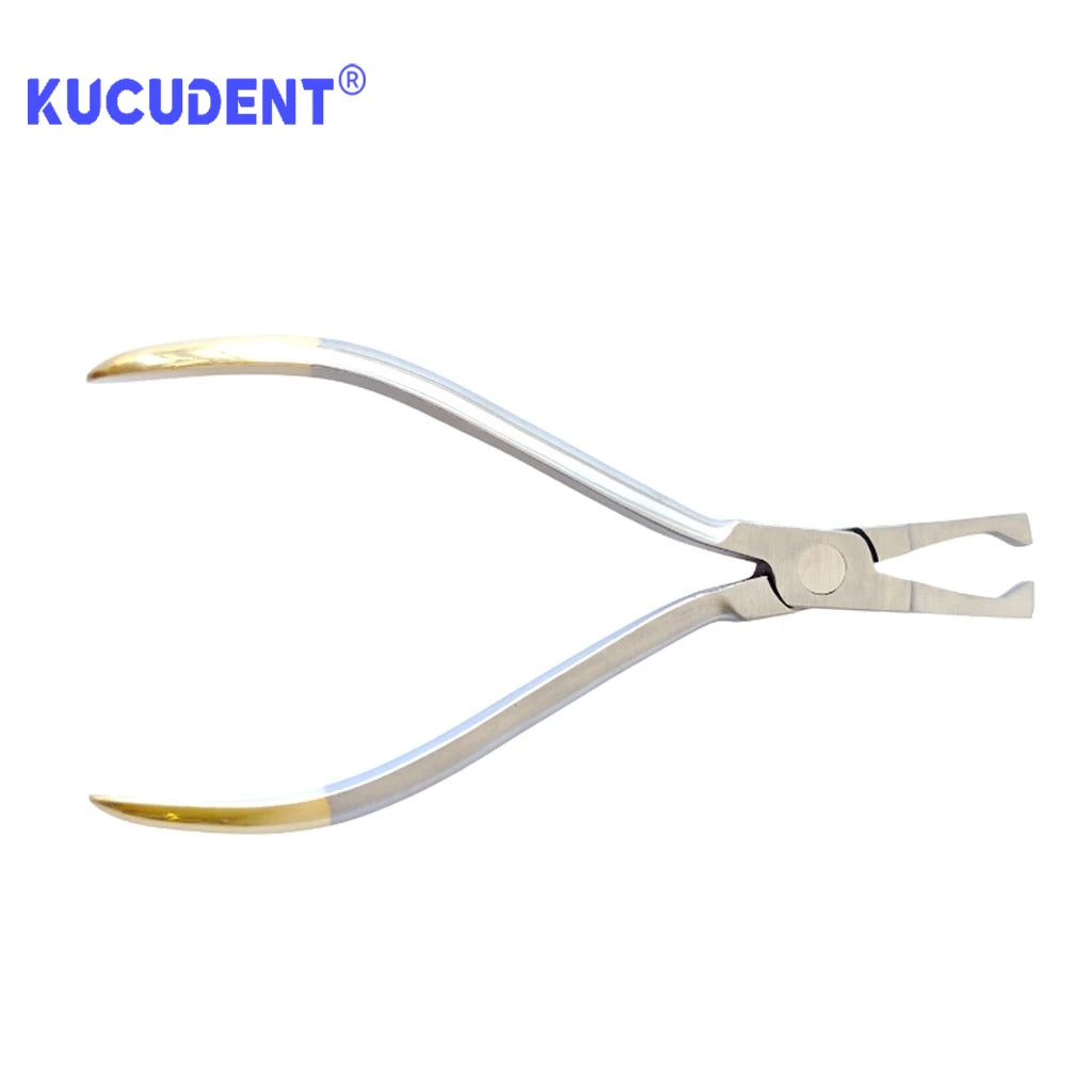 1 PC Dental Anterior Teeth Bracket Removing Pliers - Stainless Steel Orthodontic Forceps for Cutting Adhesive & Bracket Removal